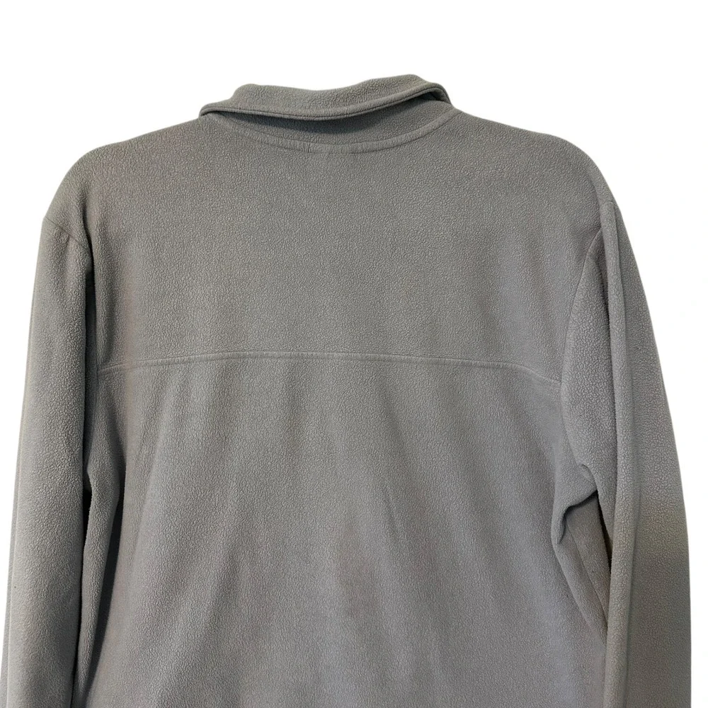 The North Face Mens Gray Fleece‎ Quarter Zip Pullover Long Sleeve Shirt Size L